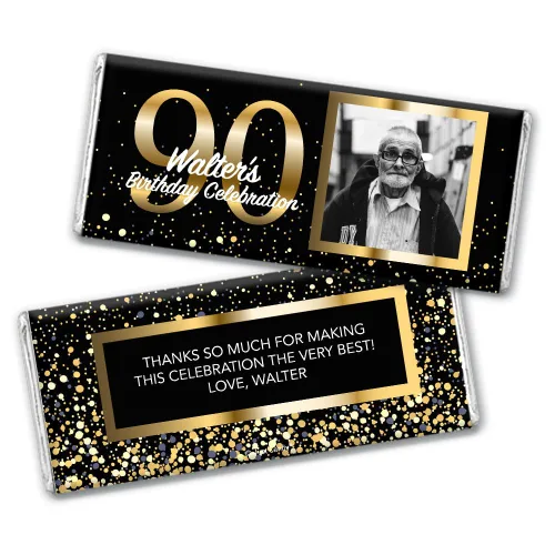 Miniatura 14 de Regalos personalizados de fiesta de dulces de 30 cumpleaños de 12 quilates con fotos de barras de chocolate y envoltorios, regalos para invitados