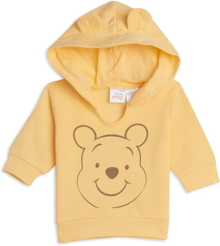 Miniatura 3 de Disney Classics Winnie the Pooh Mickey Mouse - Conjunto de 3 piezas con capucha y pantalones para bebé (recién nacido, 24 meses)