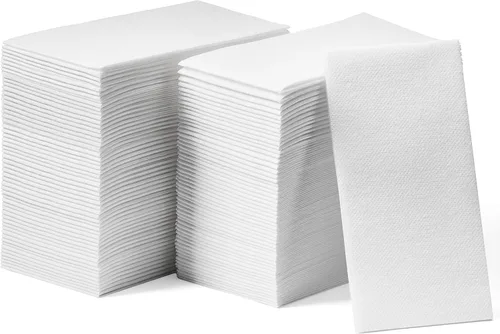 Paquete de 1000 toallas de papel desechables para invitados, toallas desechables como tela, hechas en Estados Unidos, papel de seda suave y