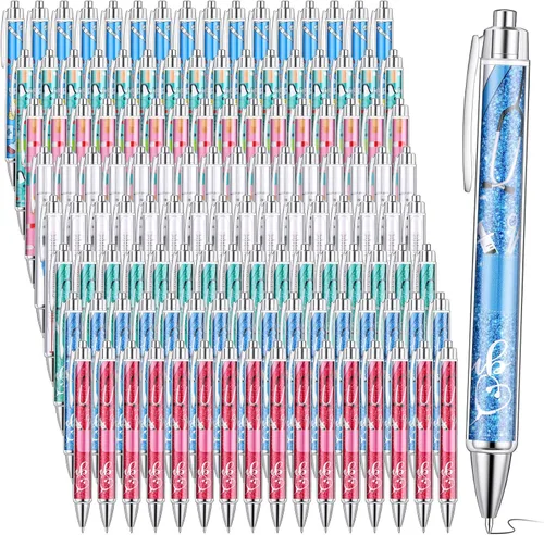 Miniatura 8 de Jetec 120 bolígrafos de enfermera, a granel, regalos de agradecimiento para enfermeras, bolígrafos retráctiles de tinta para la semana