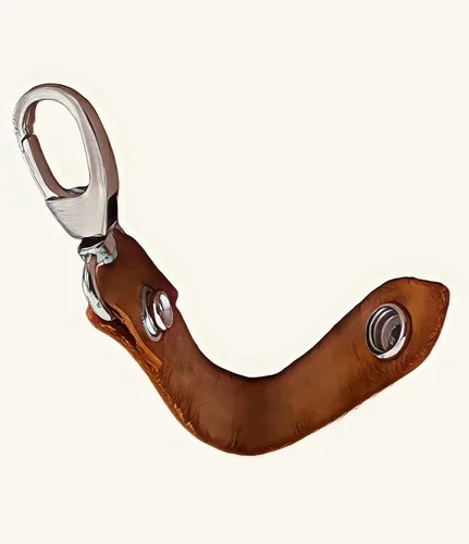 Miniatura 6 de Havzoria - Llavero de cuero de grano completo para hombre, hecho a mano, llavero de valet de lujo, desmontaje rápido, organizador de llaveros