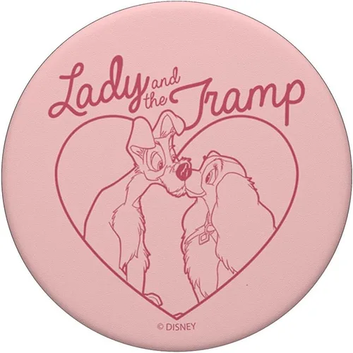 Miniatura 3 de Disney Lady And The Tramp Heart Rettrait PopSockets agarre y soporte para teléfonos y tabletas