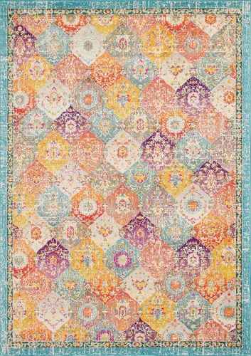 Miniatura 20 de Unique Loom Penrose Collection - Alfombra de área - Blake (2' 2" x 3' 1" Rectángulo, Verde/Beige)