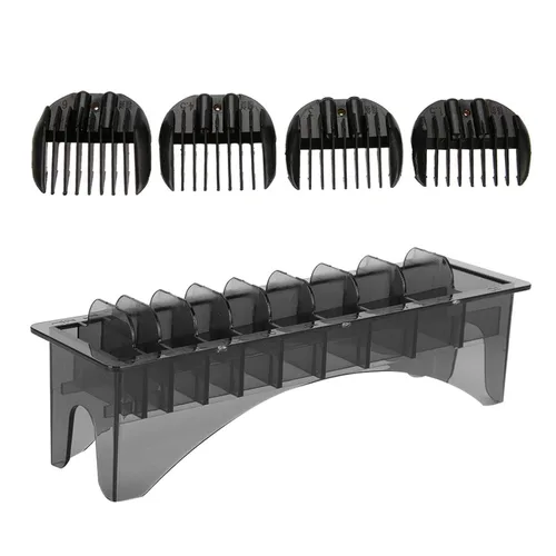 Miniatura 5 de Funda de almacenamiento para peine de guía, 10 rejillas eléctricas, para cortar el cabello, organizador de peine guía