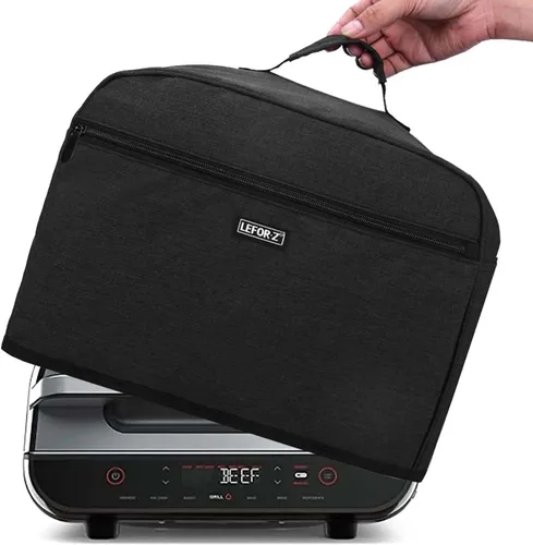 LEFOR·Z Cubierta antipolvo compatible con parrilla Ninja FG551/DG551 Foodi Smart XL y accesorios, funda resistente al agua para freidora de aire con