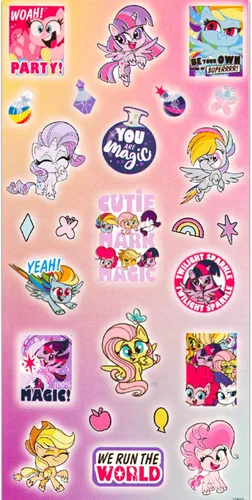 Miniatura 6 de My Little Pony Imagine - Juego de 3 libros para colorear de tinta sin desorden MLP para niños, recuerdos y actividades de fiesta de My Little Pony