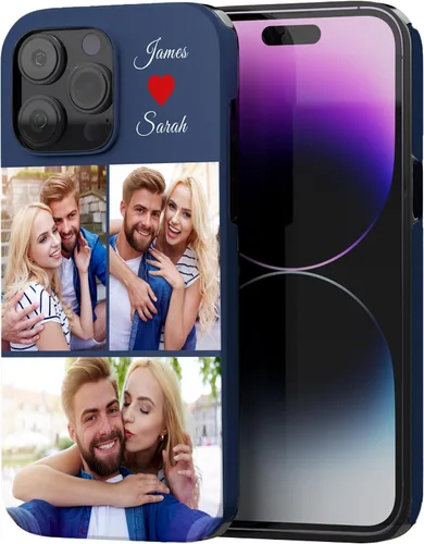 Miniatura 13 de Easycosy Fundas personalizadas para teléfono con imagen para 17, 16, 15, 14, 13, 12, 11 Pro/Max/Mini Air XR X Xs Max de doble capa de defensa