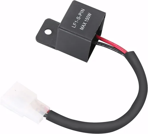 Miniatura 6 de (1) Relé de intermitencia LED electrónico de 2 pines 12V LF1-S-PIN MAX 150W para corregir el hiperdestello de las luces intermitentes LED