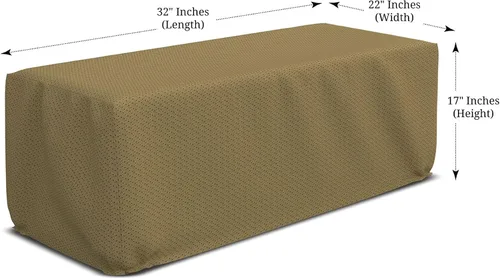 Miniatura 2 de Covers & all Funda rectangular para hoguera con elástico, 160 GSM Duro Pro tela transpirable no tejida, impermeable, resistente a los rayos UV y a