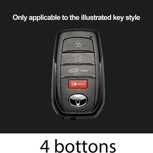 Miniatura 5 de para Toyota Funda para llavero de cuero, estuche para llaves de coche, compatible con Grand Highlander Camry Crown signia Highlander Venza Land