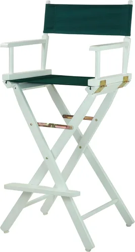 Miniatura 18 de Casual Home - Silla de director de 24 in, marco de roble miel, con lona color verde cazador, altura de mostrador Marco de roble miel - Madera maciza