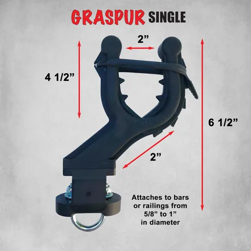 Miniatura 6 de Graspur - Soporte para pistola y arco ATV individual - Modelo ATV1