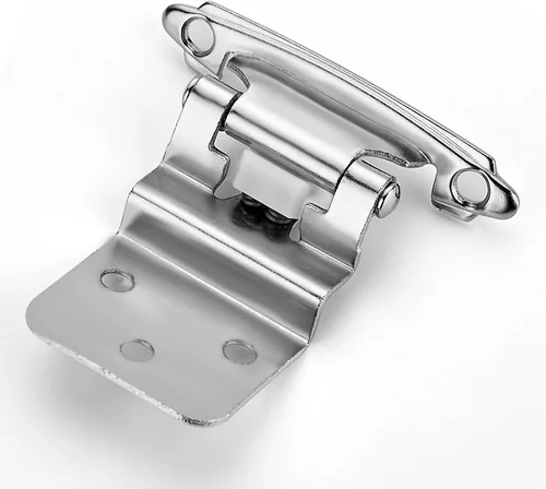 Miniatura 14 de Ravinte 10 paquetes de 5 pares de bisagras de gabinete de latón antiguo de 3/8" insertadas, bisagras de cierre automático para gabinetes y puertas
