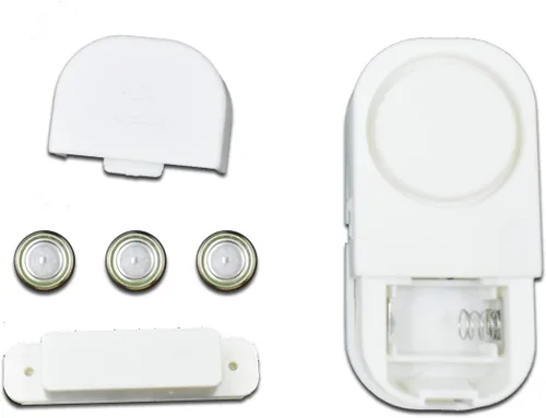 Miniatura 6 de Paquete de 12 alarmas de seguridad inalámbricas para ventana/puerta, sensor magnético, alarma de alerta antirrobo para piscina, súper fuertes