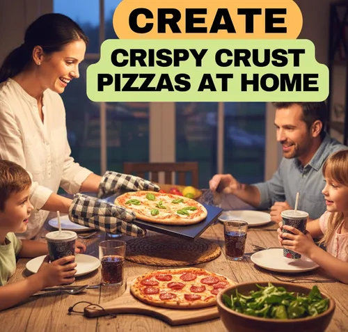 Miniatura 5 de Piedra de cerámica antiadherente para pizza fácil de limpiar, piedras para pizza con asas, cáscara de pizza, cortador de pizza, herramienta de masa