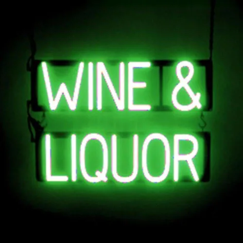 Miniatura 14 de SpellBrite Letrero de vino Letrero relacionado con el vino con aspecto de neón, fuente de luz LED roja 15.8 x 6.3 pulgadas Rojo
