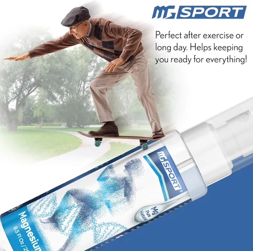 Miniatura 3 de Suplemento de zinc y magnesio de alta absorción y aceite de magnesio en aerosol, para calambres en las piernas y recuperación muscular