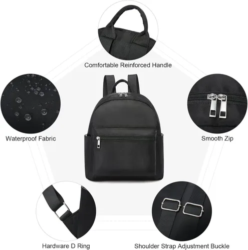 Miniatura 6 de LOVEVOOK Mini mochila pequeña y linda mochila de moda para niñas y mujeres