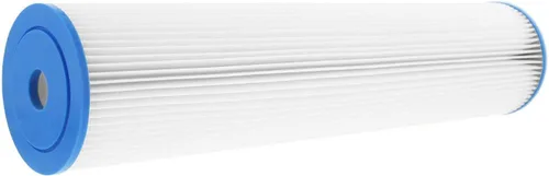 Miniatura 3 de 20 micrones, 20 pulgadas x 4.5 pulgadas, paquete de 2 cartuchos de repuesto de sedimentos plisados de poliéster para toda la casa, compatible