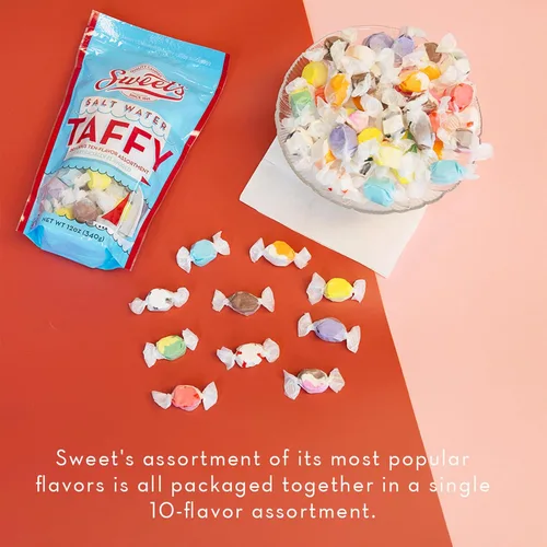 Miniatura 5 de Caramelos de agua salada Taffy en una bolsa de 3 libras, de Sweets