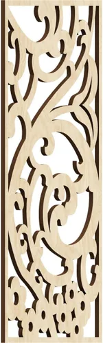 Miniatura 86 de Bridgewater - Paneles de pared decorativos de madera con calado, 9 3/8 pulgadas de ancho x 24 3/8 pulgadas de alto x 1/4 de alto, nogal