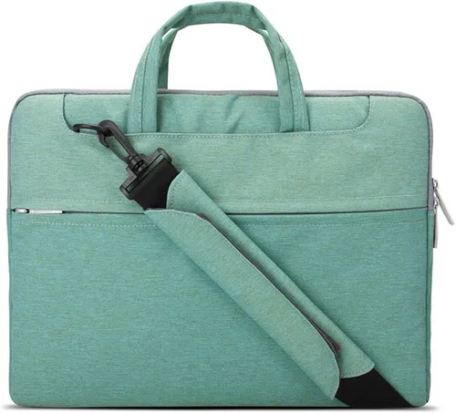 Lacdo Funda para portátil de 15,6 pulgadas, compatible con portátiles de 15,6 pulgadas, color verde