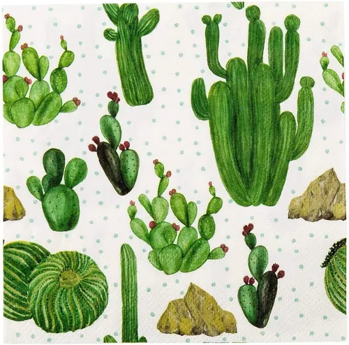 Miniatura 20 de Servilletas de papel de 13 pulgadas, 20 servilletas impresas con diseño de playa, 3 capas, bordes texturizados, servilletas decoradas de papel