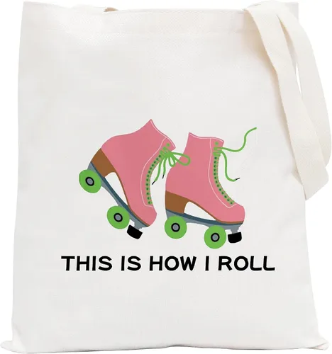 Miniatura 9 de POFULL Bolsa de maquillaje para amantes del patinaje sobre ruedas, así es como me rollo bolsa de cosméticos Bolsa patinadora