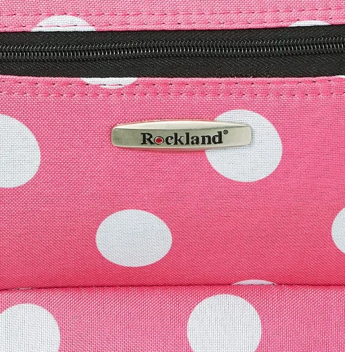 Miniatura 8 de Rockland, juego de equipaje de dos piezas, Rosado con puntos), F102-PINKDOT