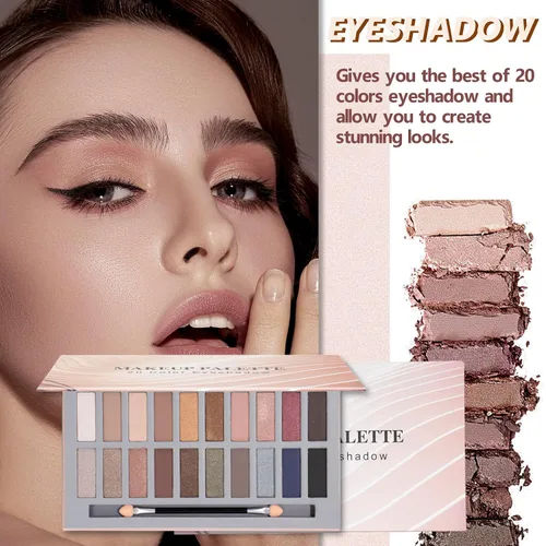 Miniatura 3 de Juego de maquillaje Kit de maquillaje para mujeres Kit completo Juego de maquillaje para adolescentes y mujeres Paleta de sombras de ojos Brillo