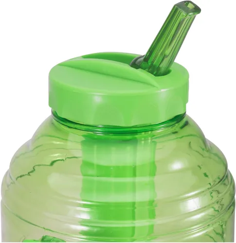 Miniatura 4 de COOL GEAR Paquete de 2 botellas de agua deportivas Big Freeze de 80 onzas con barra de congelador y asa, botella de agua de color hidratante