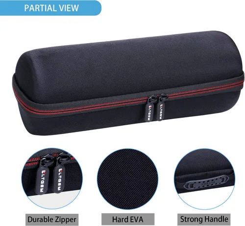Miniatura 3 de LTGEM - Funda compatible con altavoz portátil Ultimate Ears MEGABOOM 4/3, negro y gris