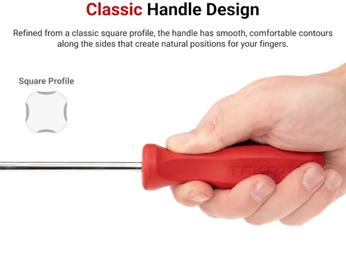 Miniatura 3 de TEKTON Destornillador Phillips #2 de mango duro DSP31002 Fabricado en Estados Unidos