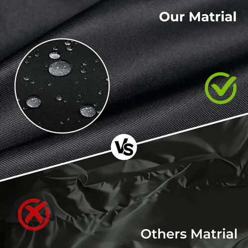 Miniatura 6 de Cubierta de ventilador de exterior impermeable resistente para ventiladores de pedestal y montaje en pared de 30 pulgadas, color negro