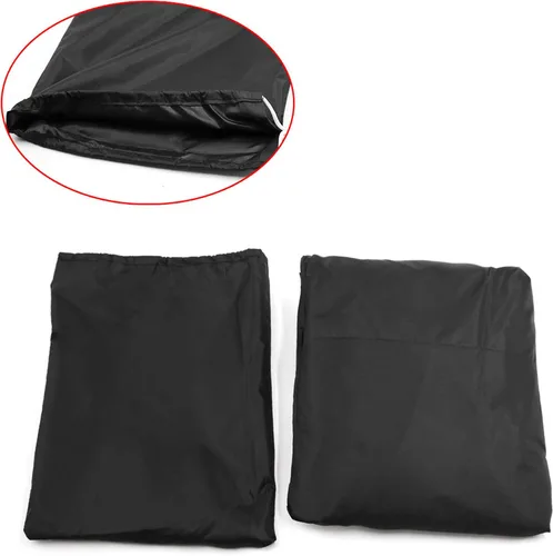 Miniatura 2 de uxcell L 190T Protector de polvo de lluvia Scooter negro cubierta de motocicleta 86" para Honda