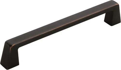 Miniatura 45 de Amerock BP55282BBR Tirador de gabinete bronce negro Manija de gabinete de 8 pulgadas (203 mm) de centro a centro Blackrock Tirador de cajón
