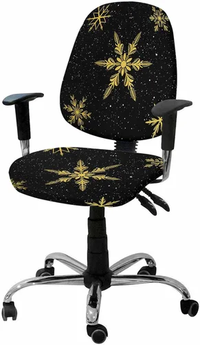 Miniatura 7 de Fundas para silla de oficina para mujeres africanas, elásticas, 2 piezas, suave, decorativo, protector para silla de escritorio, protector universal