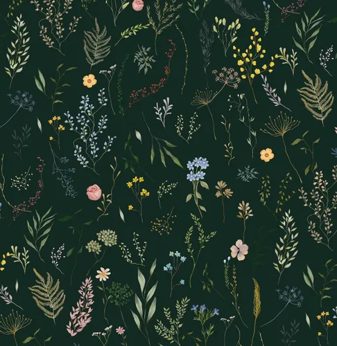 Miniatura 12 de Dimoon Papel tapiz floral de 78.7 x 16.1 pulgadas, papel de contacto beige grueso, papel tapiz grueso de flores delicadas, impermeables, hojas