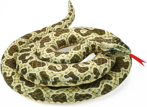 Miniatura 8 de Romart Animales de peluche de serpiente Cobra de 67 pulgadas, gran juguete de peluche realista de Cobra, animales de peluche gigantes y realistas