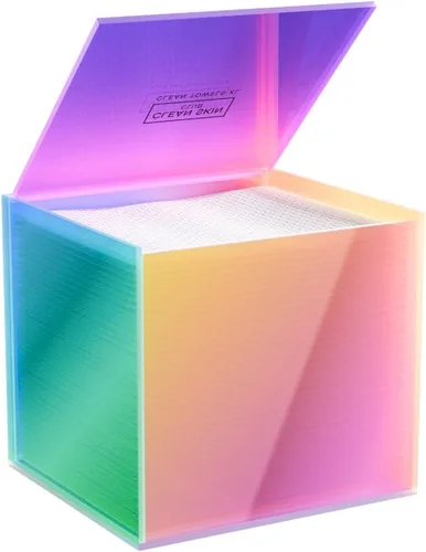 Miniatura 10 de CLEAN SKIN CLUB Caja de acrílico transparente para toallas limpias XL (NO incluidas), contenedor para 50 toallas limpias desechables XL, toallitas