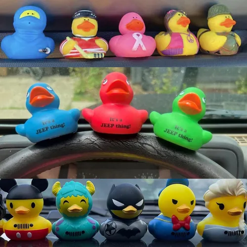Miniatura 3 de 10 tapones de pato, soporte de pato de goma, soporte de pato de goma para Jeep Dash y pantalla fija, regalo para los amantes de Jeep, incluye