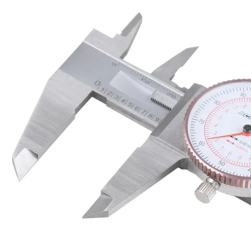 Miniatura 5 de Accusize Industrial Tools Pinza de esfera de precisión de doble aguja de acero inoxidable de 8 pulgadas por 0.001 pulgadas por 0.001 pulgadas