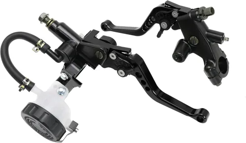 Miniatura 7 de Juego de palancas de embrague y freno de manubrio de motocicleta de 7/8 pulgadas 22 mm, cilindro maestro universal compatible con motocicleta, moto