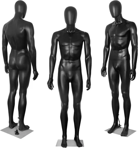 Miniatura 9 de Maniquí masculino de cuerpo completo para costura, modelo de forma de vestido, maniquíes de torso, 73 pulgadas ajustables, maniquí de cuerpo