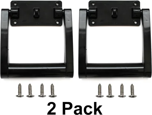 Miniatura 2 de JSP Manufacturing Manijas de repuesto para refrigerador de plástico negro # 21025 compatibles con Igloo para refrigeradores de 90-100 cuartos