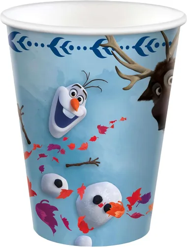Miniatura 2 de Vasos de fiesta de Frozen 2 de Disney – 9 onzas (paquete de 8) – Diseño duradero y vibrante – Perfecto para celebraciones de cumpleaños, noches