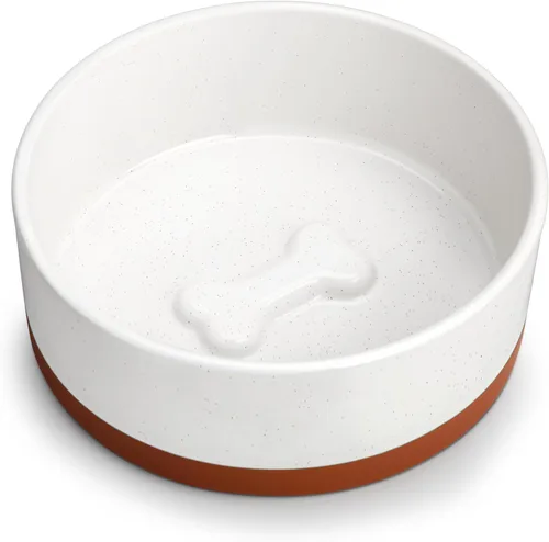 Miniatura 13 de MALACASA Cuencos para Perros, Cuencos de Cerámica para Comida y Agua para Perros de Tamaño Pequeño, Tazón para Mascotas de 1.5 Tazas de Capacidad