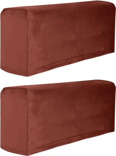 Miniatura 4 de Garneck 2 fundas de tela elástica para reposabrazos antideslizantes, de elastano, para sillón reclinable, protector de muebles, fundas para sillón