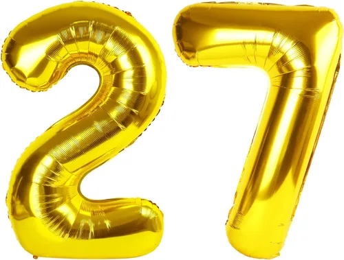 Miniatura 471 de Globo de cumpleaños número 4 dorado de 40 pulgadas, globos gigantes del número cuatro 14 24 34 40 44 2024, globos grandes de lámina de mylar para Oro