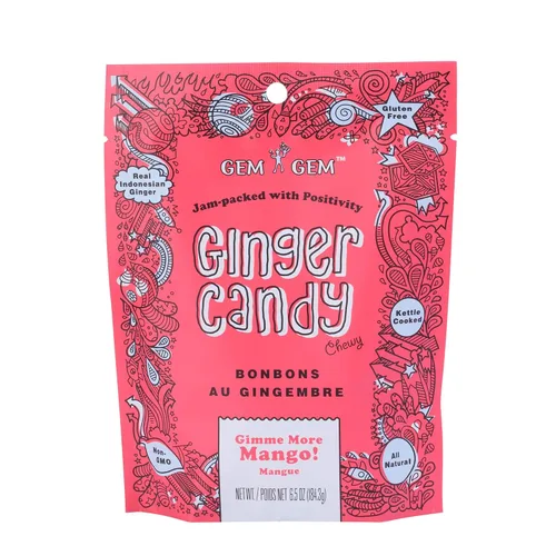 Miniatura 4 de Gem Gem Ginger Candy - Dulces de jengibre para masticar